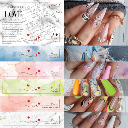 nailARTS Design Cards Photo Shooting Picture-Backgrounds Set