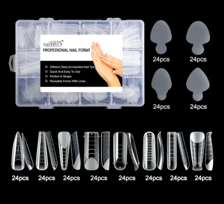 Combo box - 8 types of forms + 4 types of silicone French aid pads
