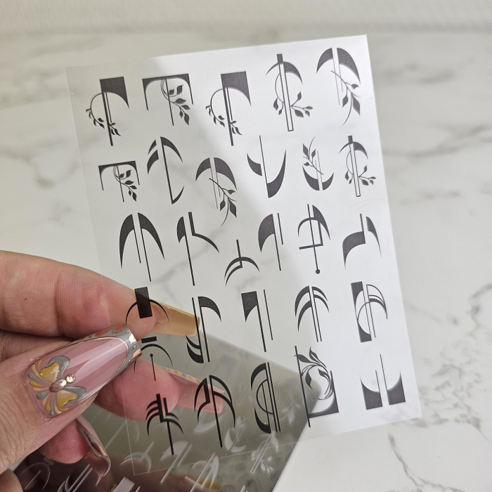 Stamping Plate French with Guides 20